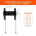 onn. Fixed TV Wall Mount for 19" to 42" TVs Holds up to 35 Lbs