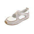 thumbnail image 2 of For Walking and Travel Women’s Mary Jane Shoes with Cross Straps Hidden Wedge Soft Sole and Round Toe Casual Sneaker Style, 2 of 7