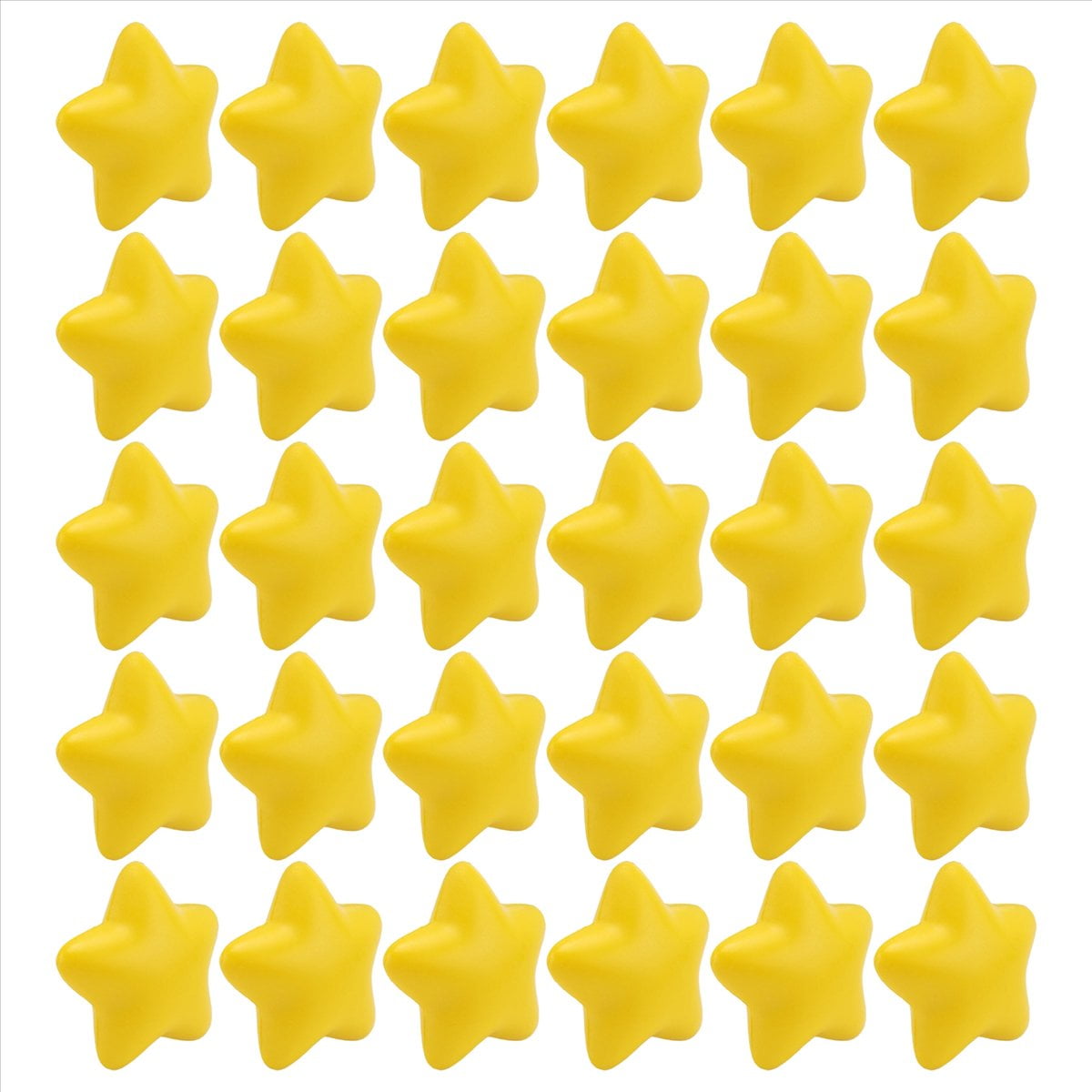 30Pcs Star Stress Ball Bulk Relief Balls Mini Foam for School Carnival Reward,Student Prizes