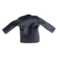 thumbnail image 1 of Camisas de manga larga a escala 1/12 para muñeca delgada, top básico informal, disfraz para muñeca de 6 pulgadas gris, 1 of 9