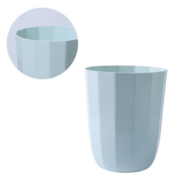 EIMELI 1 Pce Poubelle Ménagère Panier à Ordures Ouvert Panier en Plastique pour Salle de Bain Chambre Cuisine (Vert)
