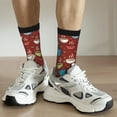 thumbnail image 6 of Pofeuu Coffee Cups Print Crew Socks, Adult Running Hiking Socks for Youth and Adult, 6 of 6