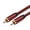 brown-0.5m, variant on Stereo Amplifier Cable, Gold Plated Connectors, OFC Conductors, Braided Interconnect for Amplifier Turntable Setup