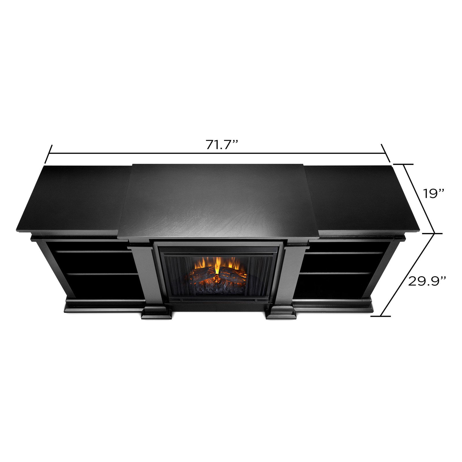 Free Shipping. Buy Real Flame Fresno Electric Fireplace - Black at Walmart.com