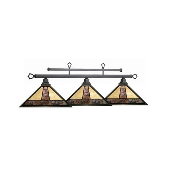 Traditional Style 56" Odessa 3-Light Billiard Light Fixture
