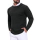 thumbnail image 4 of SUÉTER PULLOVER DE PUNTO TEXTURIZADO EN ESPIRAL PARA HOMBRE, AJUSTE DELGADO, CUELLO REDONDO, MANGA LARGA, L NEGRO, 4 of 6