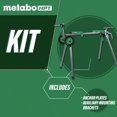 thumbnail image 2 of Metabo HPT UU240FM Heavy Duty Portable Miter Saw Stand, 2 of 6