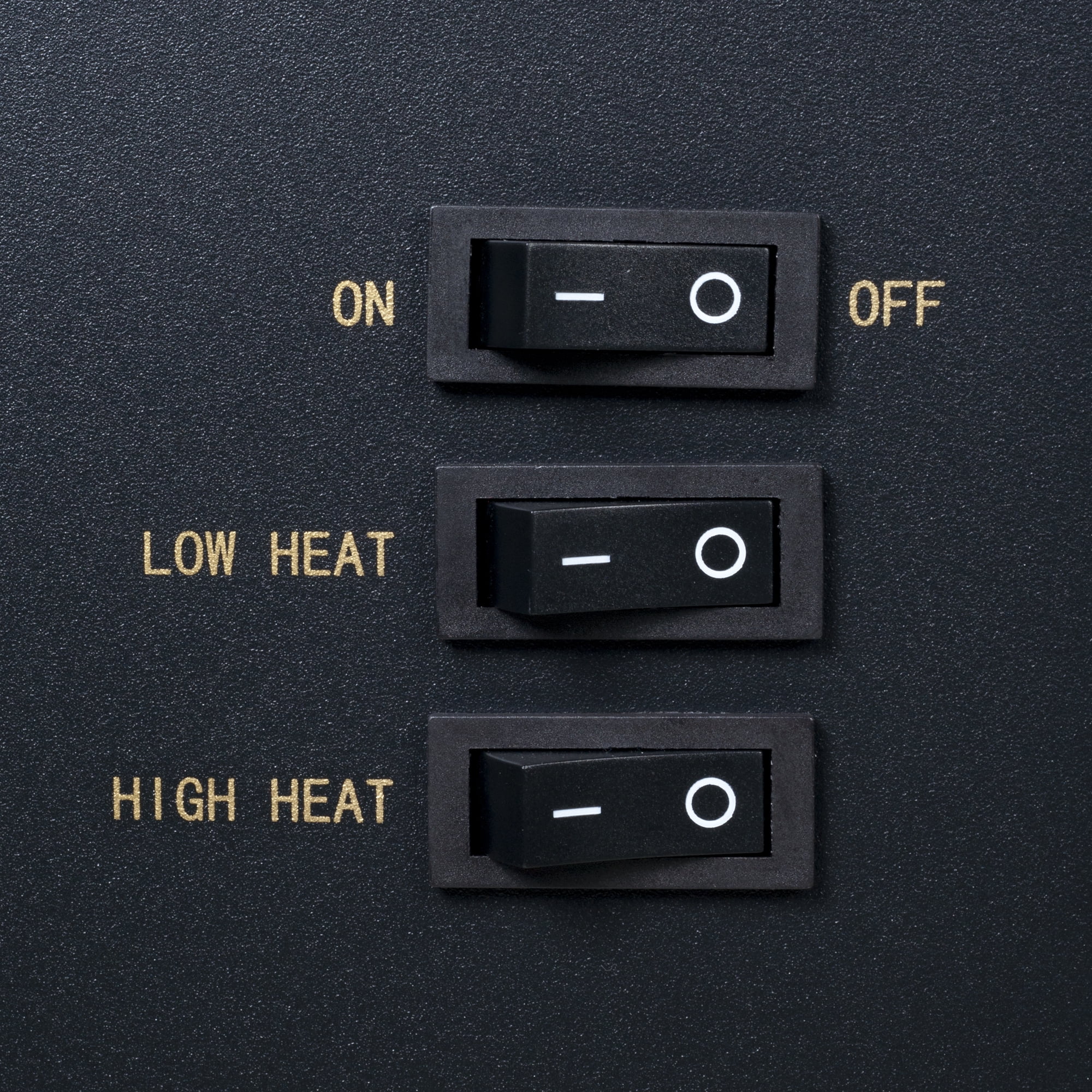 Northwest Electric Fireplace Heater for the Living Room or Bedroom (Black)