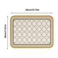 thumbnail image 3 of Fiudx Manteles Individuales de Cuero, Resistentes Al Aceite y con Aislamiento Térmico, Suaves y Duraderos, Fáciles de Limpiar, Un Elegante Complemento para El Comedor, Una Combinación de Estilo Moder, 3 of 6