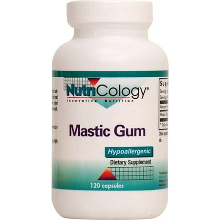 NutriCology Mastic Gum - 120 Capsules (Best Mastic Gum Supplement)