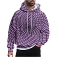 thumbnail image 1 of Rbaofujie Chandails en Molleton pour Hommes Mode Décontractée Chandails en Molleton à Capuche Col Rond Imprimé Pull Manches Longues Tops Chandails en Molleton Tendance Chandails à Capuchon, 1 of 6