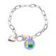 thumbnail image 1 of Pulsera de cadena de corazón Soy de Libia joyería encanto moda, 1 of 3