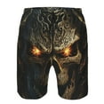 thumbnail image 3 of Fotbe Metal Evil Skull Trajes de Baño Estampados para Hombre, Shorts de Verano de Secado Rápido, Ropa de Playa, Bañadores-3X-Large, 3 of 6