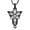 Black, variant on Infinity Celtic Knot Urn Necklace for Ashes Crystal Infinity Cremation Jewelry for Human / Pet Stainless Steel Keepsake Memorial Urn Gifts