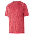 thumbnail image 5 of Holloway Sportswear L Boys Electrify 2.0 Short Sleeve Tee Scarlet Heather 222622, 5 of 5