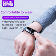 1080P Mini Wristband Camera Watch - HD Compact Portable Camera for Evidence Recording 8G-256GB