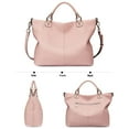 thumbnail image 7 of Kattee Women's Soft Leather Tote Bag, Top Satchel Purses and Handbags, 7 of 7