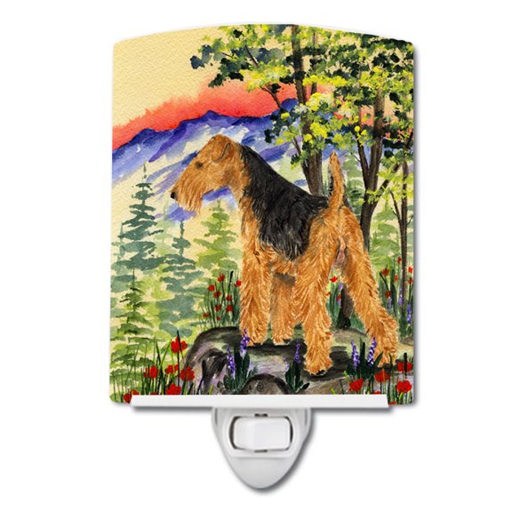 Caroline's Treasures SS8228CNL Lakeland Terrier Ceramic Night Light, 6x4x3", multicolor