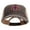 Brown, variant on Halloween Pumpkin Flame Embroidered Low Profile Special Cotton Mesh Cap - Orange OSFM