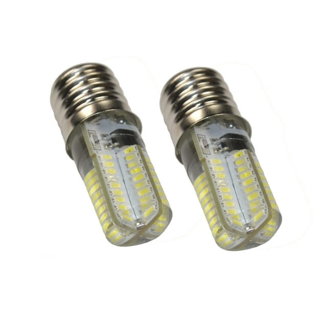 HQRP 2Pack 110V E17 Base Silicone Crystal Dimmable LED Bulbs Cool