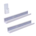 thumbnail image 2 of 2x pizarra blanca estantería magnética ahorro de espacio condimento de cocina multifuncional Blanco mayimx Estantes de pared flotantes, 2 of 9