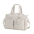 thumbnail image 4 of BELOVING Sac Fourre-Tout pour Couches à Multiples Poches Extérieures Léger Imperméable Sac à Langer Beige Blanc, 4 of 10