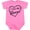 Raspberry, variant on Inktastic I Love My Glamma in Black Chalk Heart Boys or Girls Baby Bodysuit