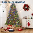 thumbnail image 5 of PVC Artificial Xmas Tree with 200 Lights & 8 Light Modes - Foldable Stand, 700+ Branch Tips for Holiday, 5 of 5
