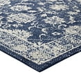 thumbnail image 3 of Modway Kazia Distressed Floral Lattice 8x10 Area Rug in Dark Blue and Ivory, 3 of 6