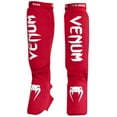 thumbnail image 2 of Venum Kontact Slip-On MMA Shin and Instep Guards - Red, 2 of 3