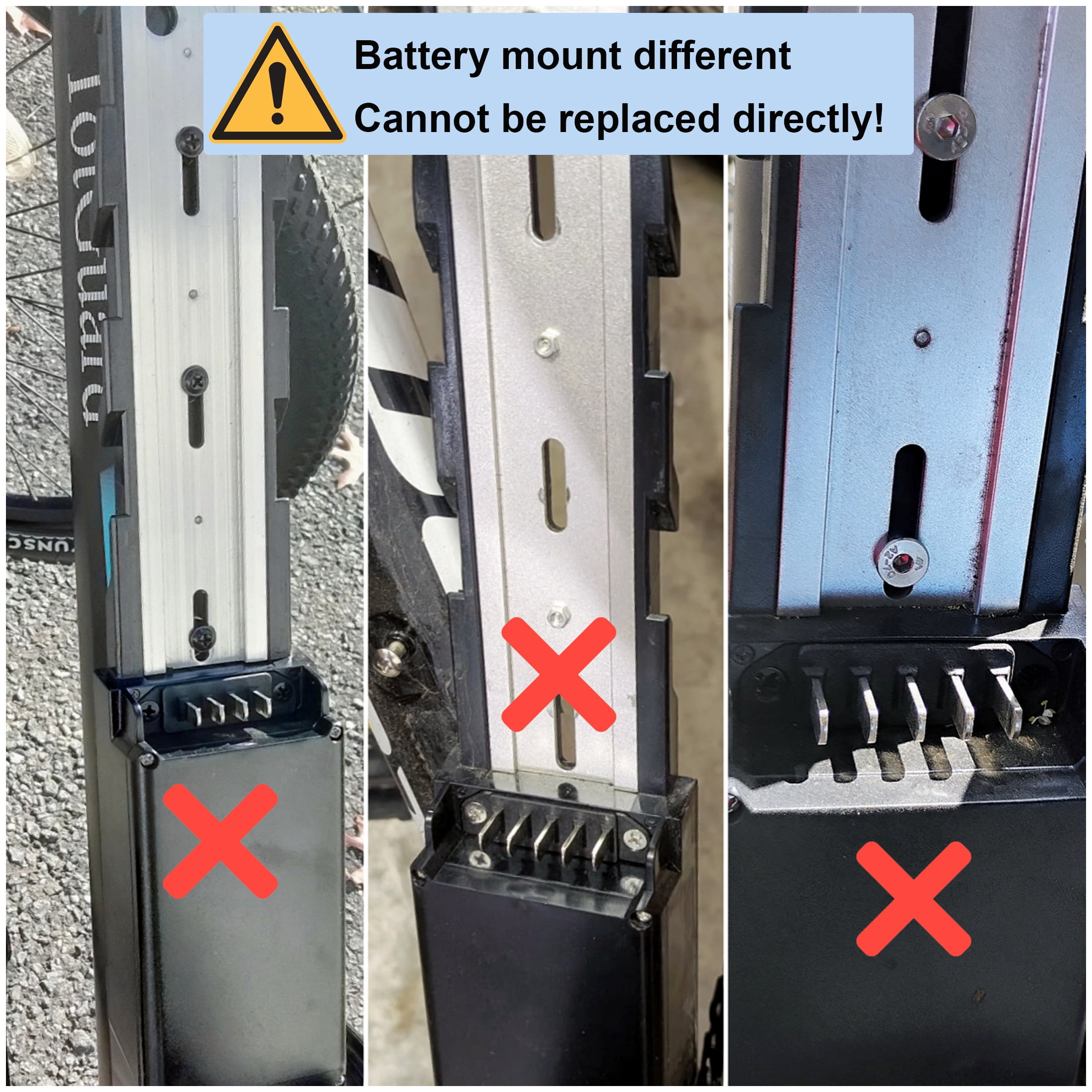4-Pin 48v 10ah Ebike Battery Pack 0-1000W 48v Lithium Battery 2a Charger 48v Bicycles Battery