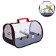 thumbnail image 1 of Paquete para loros, jaula de viaje para pájaros, jaula de viaje para exteriores, jaula transparente para pájaros, suministros para pájaros, 1 of 5