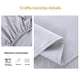 thumbnail image 2 of Yuarrent Sábana ajustable, funda de almohada, funda de colchón, juego de cama de poliéster para hotel en casa, completo Juegos de cama gris volle Größe, 2 of 6