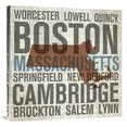 thumbnail image 1 of Global Gallery's 'Massachusetts' By Michael Mullan Stretched Canvas Wall Art, 1 of 4