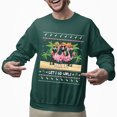 thumbnail image 2 of Christmas Sweatshirt, Let's Go Girls Flamingo Trip Sweatshirt, Cute Tropical Bird Group Holiday Jumper, Best Friend Gift for Her, 2 of 5