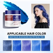 Karseell Blue Hair Color Depositing Mask, Deep Conditioner Treatment Intensely Hydrating, Refreshes Color & Tone 500ml/16.9oz