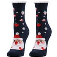 thumbnail image 4 of EQWLJWE Women Cute Christmas Vintage Printing Thicker Socks Long Sock Comfortable Socks Women's Socks Holiday Clearance, 4 of 4