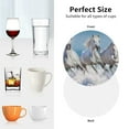 thumbnail image 6 of Kdxio Horses Running Through The Water Funny Coasters,4 Pcs Leather Coasters,Housewarming Gifts,Protect Furniture from Water Marks Scratch and Damage, 6 of 6
