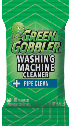 Green Gobbler Washing Machine Cleaner & Pipe Build Up Remover Tablets - Deep Cleans Washing Machines & Prevents Build-Up in Pipes