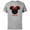 Athletic Heather, variant on Minnie Mouse Red Bow Icon Niece Family- Short Sleeve Cotton T-Shirt for Adults - Customized-Natural