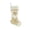 01#White, variant on Christmas Stockings, Classic Holiday Xmas Stocking with Hanging Loop, Gift Bag for Fireplace Mantel, Tree and Family Holiday Decor