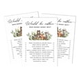 thumbnail image 1 of Inkdotpot Gender Neutral Who Knows Daddy BestBaby Shower GameCards-FunActivity Cards Set Of 50Leaves & Animals Party Theme, 1 of 5