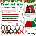 thumbnail image 2 of Dalrosia Mini Santa Hats, 12PCS Christmas Pet Chicken Hat Scarf Set Red Green Small Animal Hat with Adjustable for Poultry Hen Rooster Hamster Duck Lizard Guinea Pigs, 2 of 7