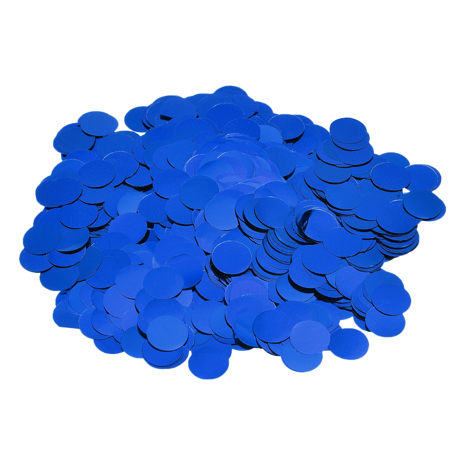 Blue Confetti Metallic Foil Round Scatter Confetti for Balloon Wedding ...