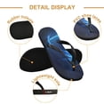 thumbnail image 3 of Unisex Comfort Flip Flops Summer Thong Sandals Non Slip Soles Flip Flop for Beach, Pool, and Daily Wear Glowing Blue Creature M, 3 of 8