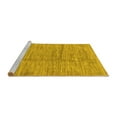 thumbnail image 2 of Ahgly Company Machine Washable Indoor Rectangle Abstract Yellow Modern Area Rugs, 6' x 9', 2 of 4