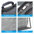 thumbnail image 4 of Uxcell Handbag Dust Bags, XL Size Dustproof Transparent Purse Protector, Gray, 4 of 5