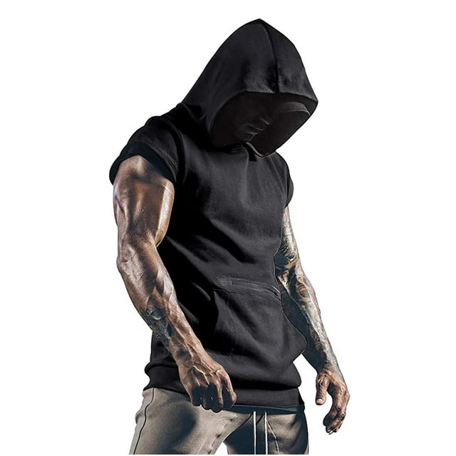 CEHVOM New Fashion Personality Multi-pocket Zipper Sports Comfortable Men's Vest