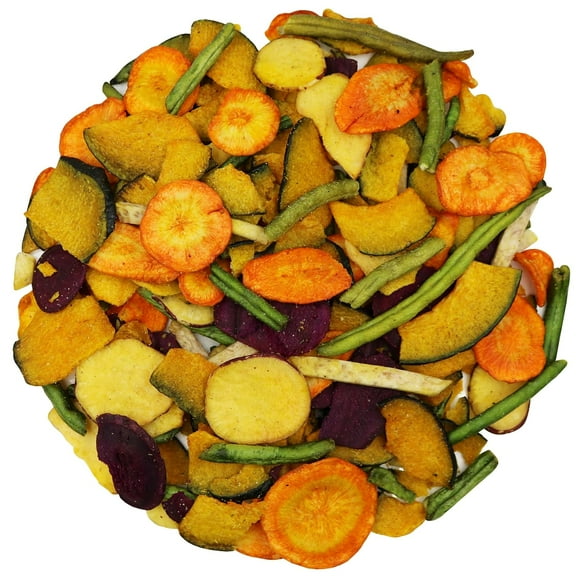 Snack Delights Vegetable Chips - Dried Salted Mixed Veggie Chips 3 Lb