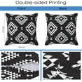 thumbnail image 2 of Throw Pillow Covers Black and White Pillow Covers 18x18 Inch Set of 2 Throw Pillows Decorative Pillow Cases Cushion Covers for Bedroom Livingroom Sofa Farm House, 2 of 6